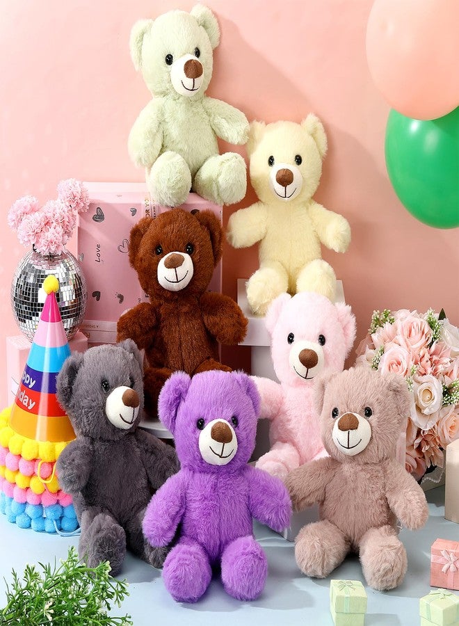 LaRandom 12 Pcs Bears Stuffed Animal Bulk 10 Inch Cute Small Stuffed Bear Plush Toy for Birthday Baby Shower Wedding Valentines Party Decorations Centerpieces Favors - Image 5